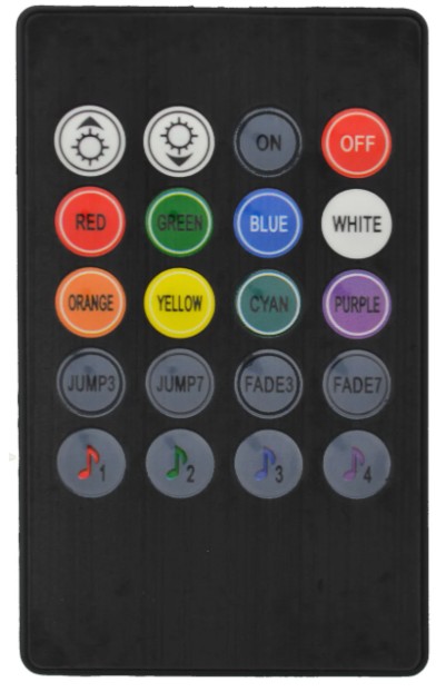 Стрічка світлодіодна UKC Rgb музична вологостійка 5 м (254301551SM) - фото 4 Стрічка світлодіодна UKC Rgb музична вологостійка 5 м (254301551SM) - фото 4