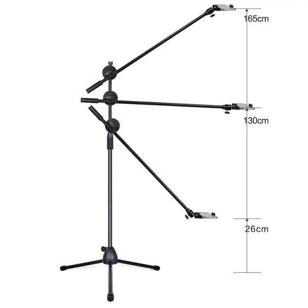 Стойка напольная с кольцевой LED лампой 30 см (FL30) - фото 3 Стойка напольная с кольцевой LED лампой 30 см (FL30) - фото 3