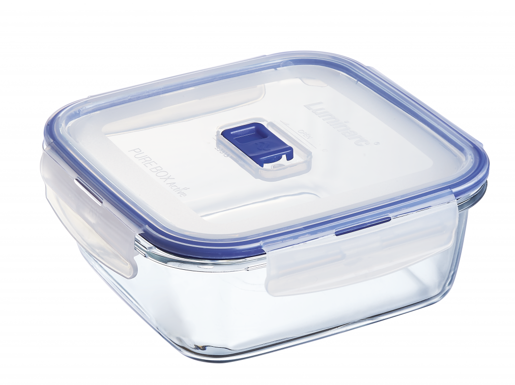 Контейнер Luminarc PURE BOX ACTIVE квадратний 1220 мл (UG-P3552) Контейнер Luminarc PURE BOX ACTIVE квадратний 1220 мл (UG-P3552)