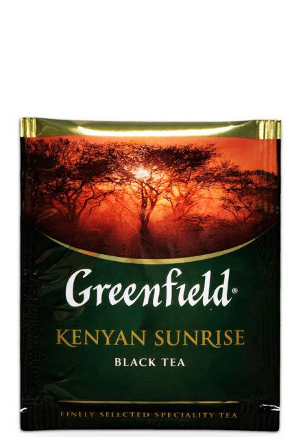 Чай чорний Greenfield Kenyan Sunrise HoReCo байховий 100 пакетиківх 2 г (52923)