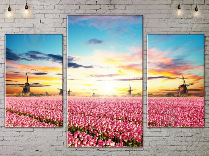 Модульная картина Тюльпаны ADNA0122 размер 70 х 105 см