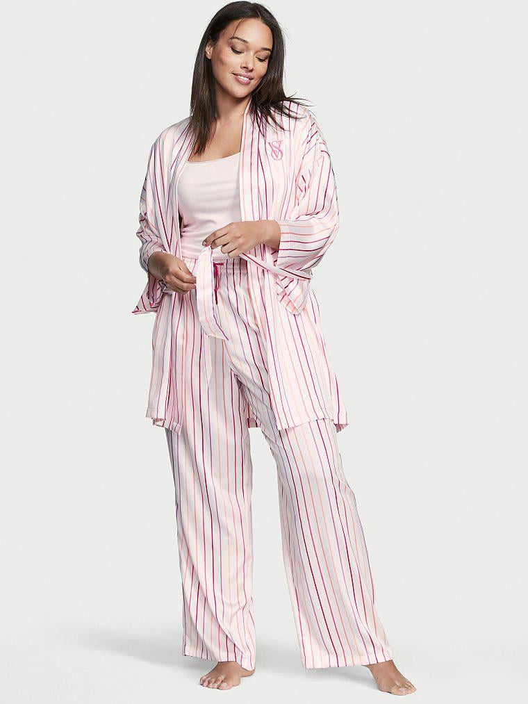 Піжама сатинова Victoria's Secret Satin Pj Set XS/S 3 шт. (0011)