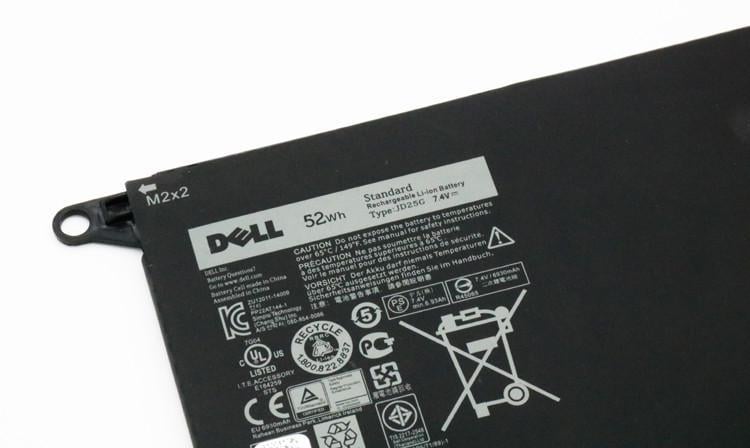 Аккумулятор для ноутбука Dell XPS 13 9343/9350/JD25G (7.4 V 52Wh 6930mAh) - фото 2