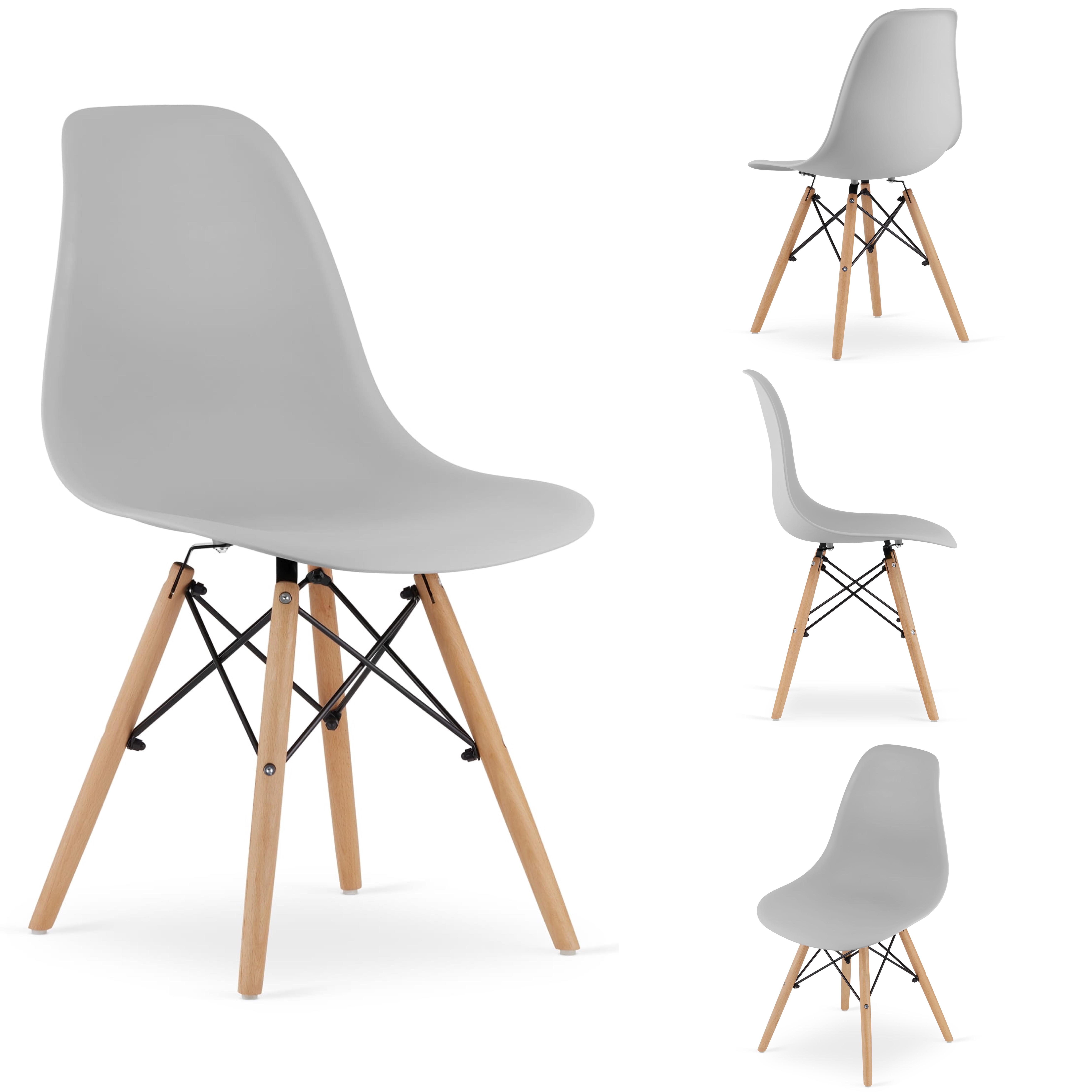 Стулья кухонные Homart PC-001DG 4 шт. Серый (9629)