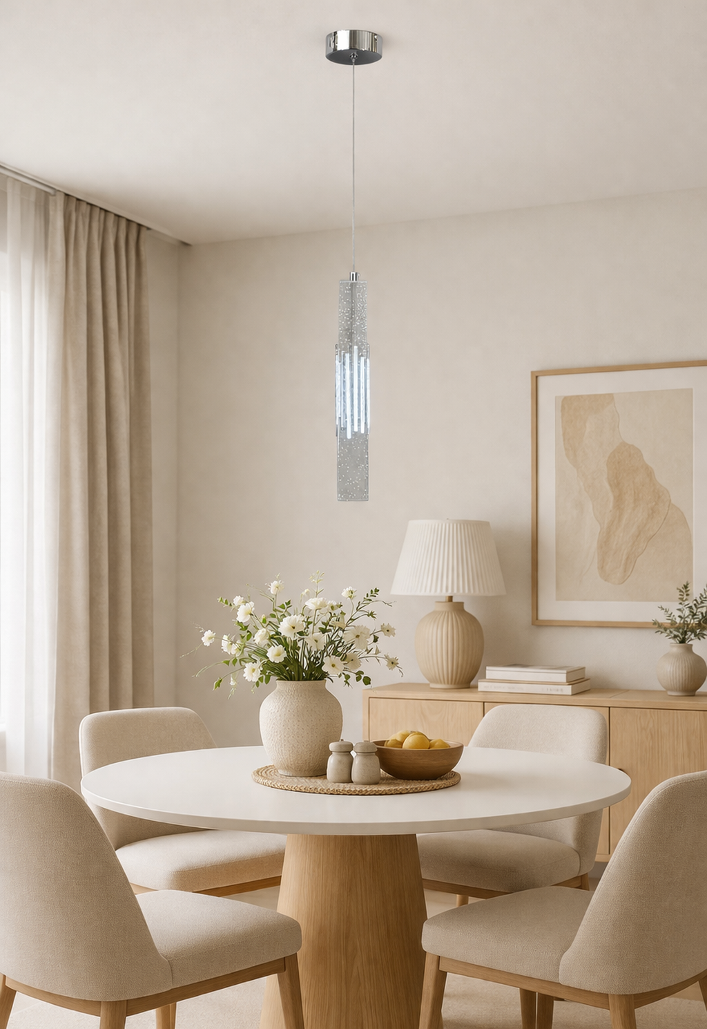 Подвесной светильник Nordic Glow LED нейтральный свет 12W (20376/1СН)