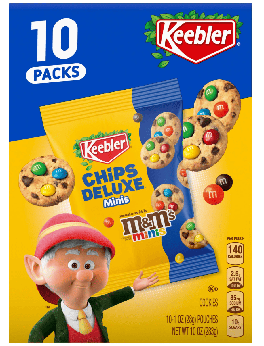 Печенье Keebler Chips Deluxe M&M Minis Cookies 10 шт. х 28 г (2915150853) Печенье Keebler Chips Deluxe M&M Minis Cookies 10 шт. х 28 г (2915150853)