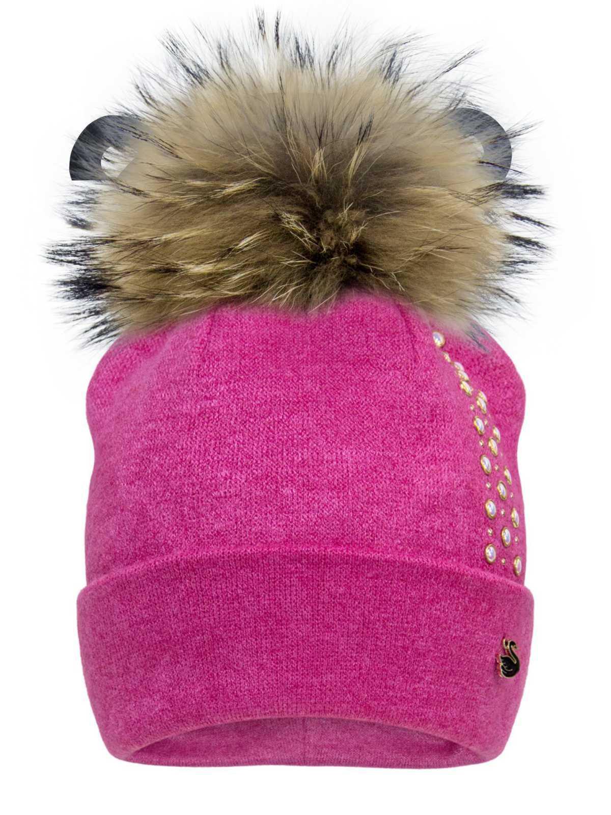 Шапка зимняя Девид стар. р. 50 Малиновый (2213)