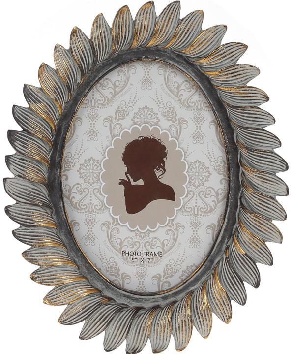 Фоторамка Лепестки 13х18 см Золотой антик