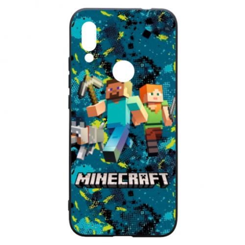 Чехол для Xiaomi Redmi 7 Minecraft Steve Alex And Dog (6848340-2-134799)