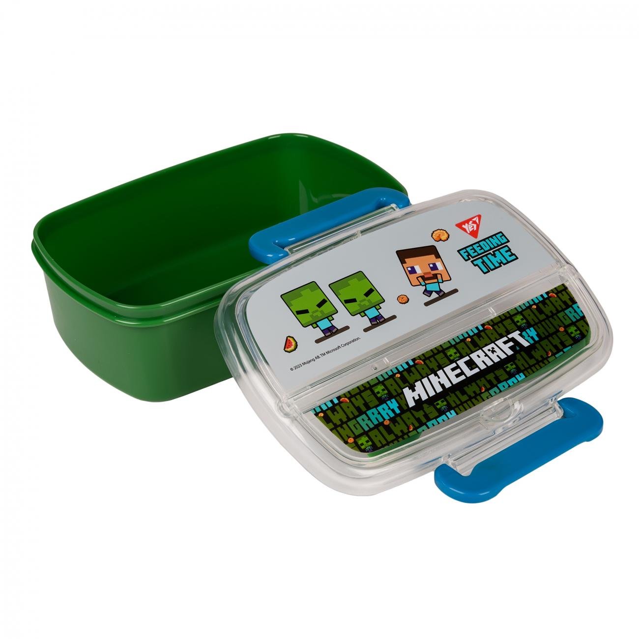 Ланч-бокс YES Minecraft 750 мл із приладами (708160) - фото 2 Ланч-бокс YES Minecraft 750 мл із приладами (708160) - фото 2