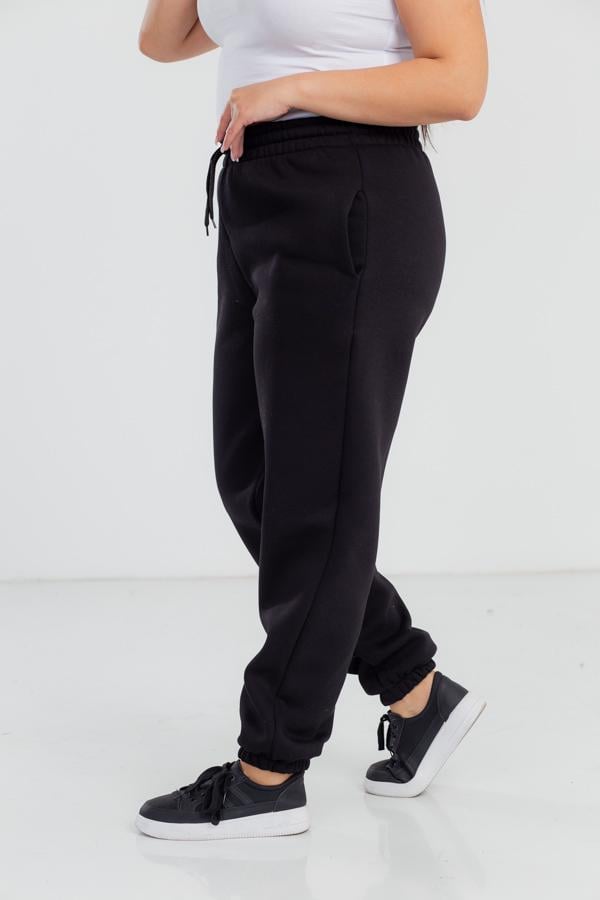 Спортивные штаны женские AKSAN тринитка 2XL Черный (23.2109_black_50(2XL)) - фото 2