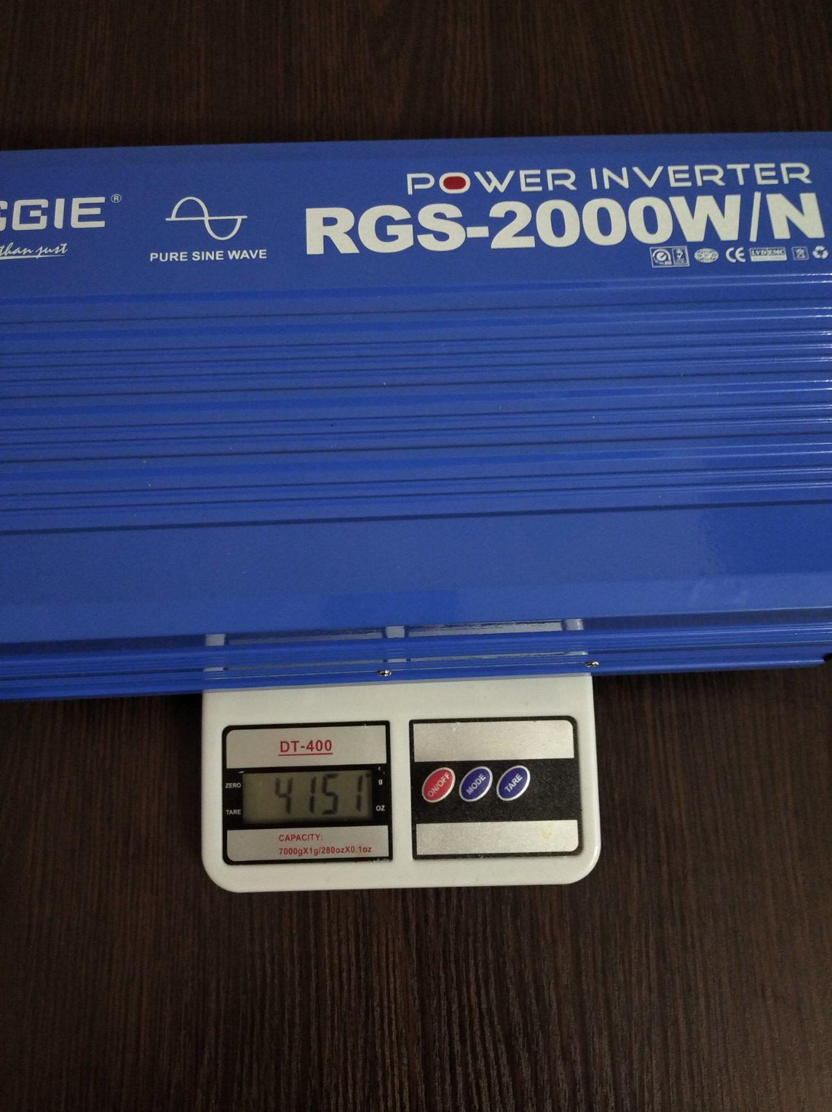 Источники бесперебойного питания RGS-2000 W/N 2000W 12V инвертер-преобразователь с правильной синусоидой - фото 6