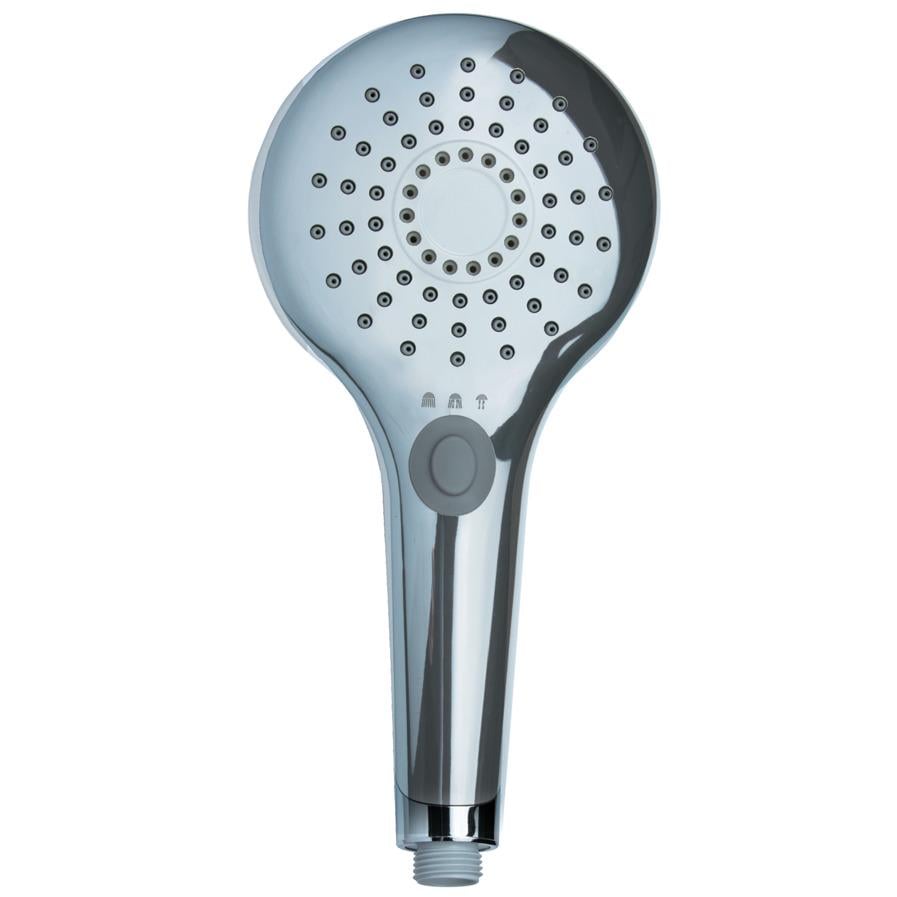 Душевая лейка Aquatica 26A 9794226 с кнопкой 120 мм Хром (223624)
