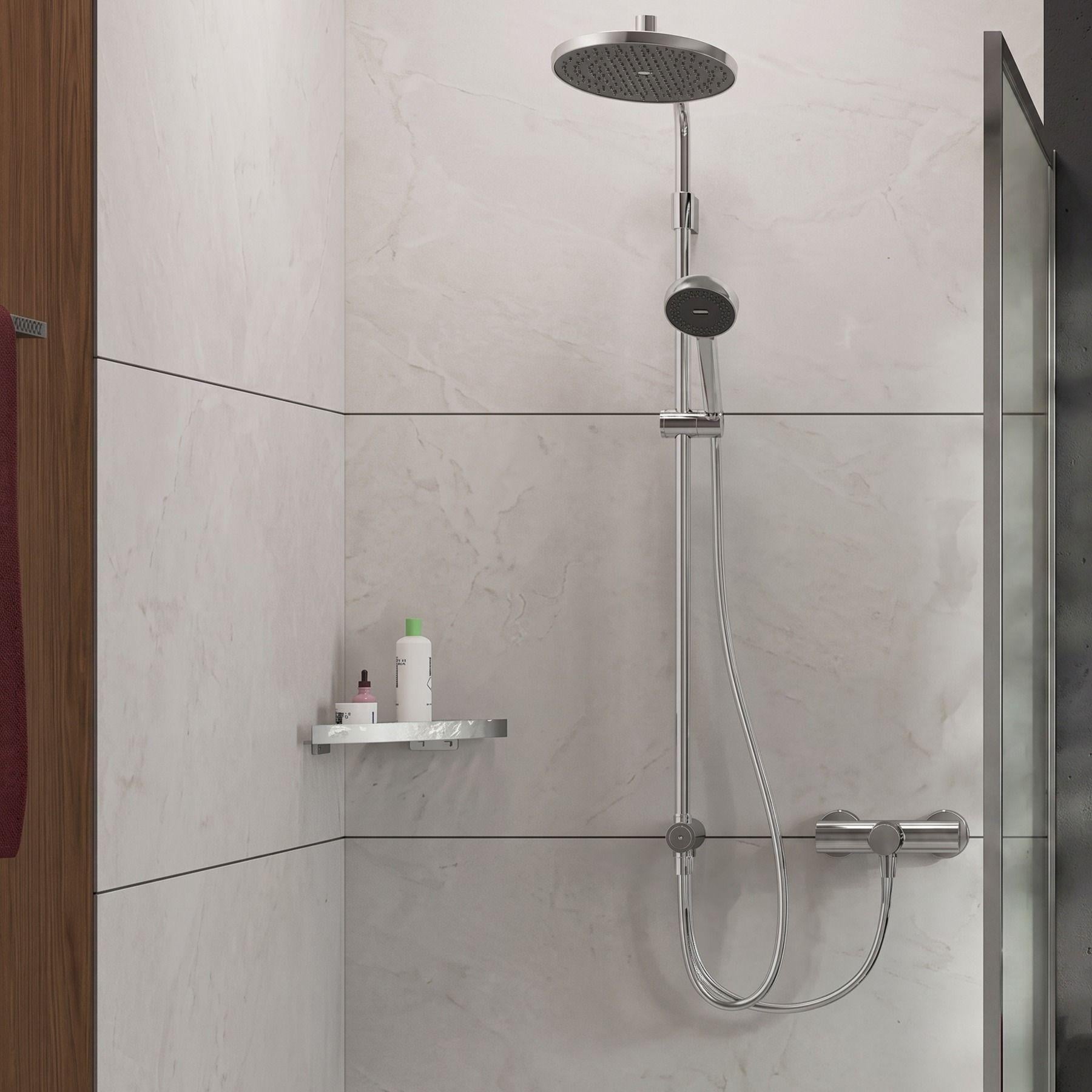 Душевая система Hansgrohe Activera S с регулировкой высоты металл Хром глянцевый (28074000)
