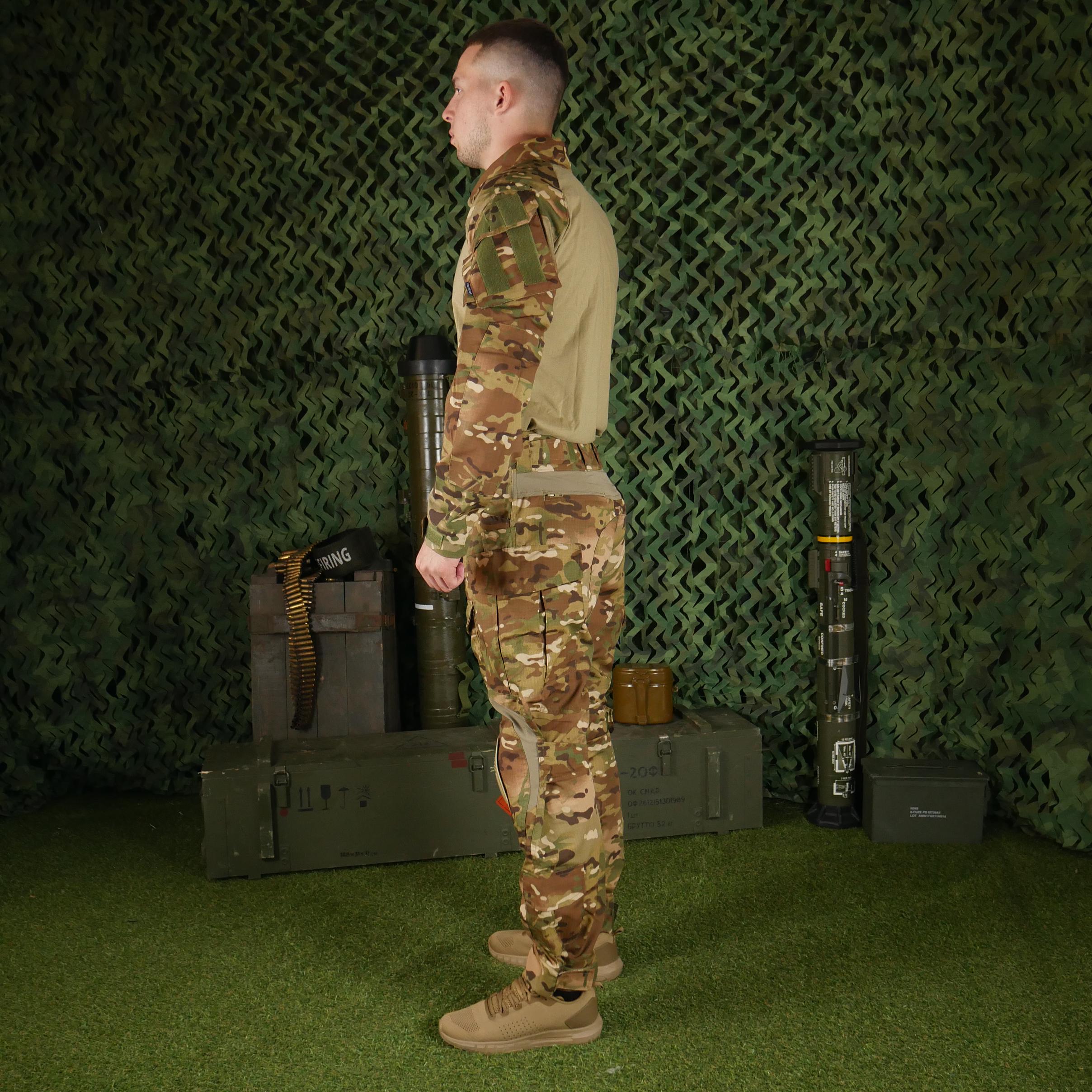 Комплект убакс и штаны с наколенниками и налокотниками L (1189-L) - фото 2 Комплект убакс и штаны с наколенниками и налокотниками L (1189-L) - фото 2