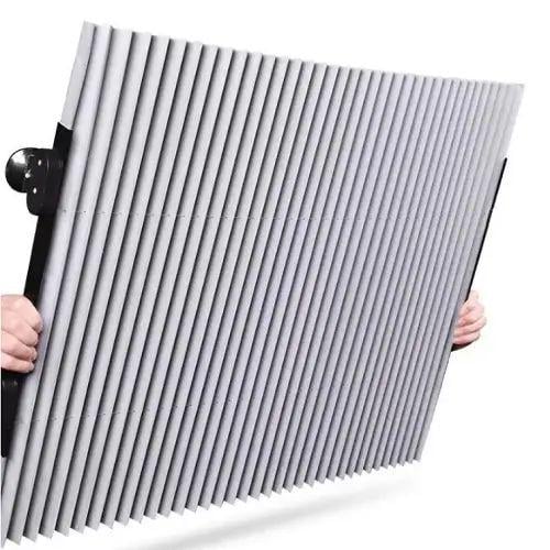 Шторка сонцезахисна на лобове скло висувна на присосках тканинна 145х70 см Сірий (opt-20852) - фото 3 Шторка сонцезахисна на лобове скло висувна на присосках тканинна 145х70 см Сірий (opt-20852) - фото 3