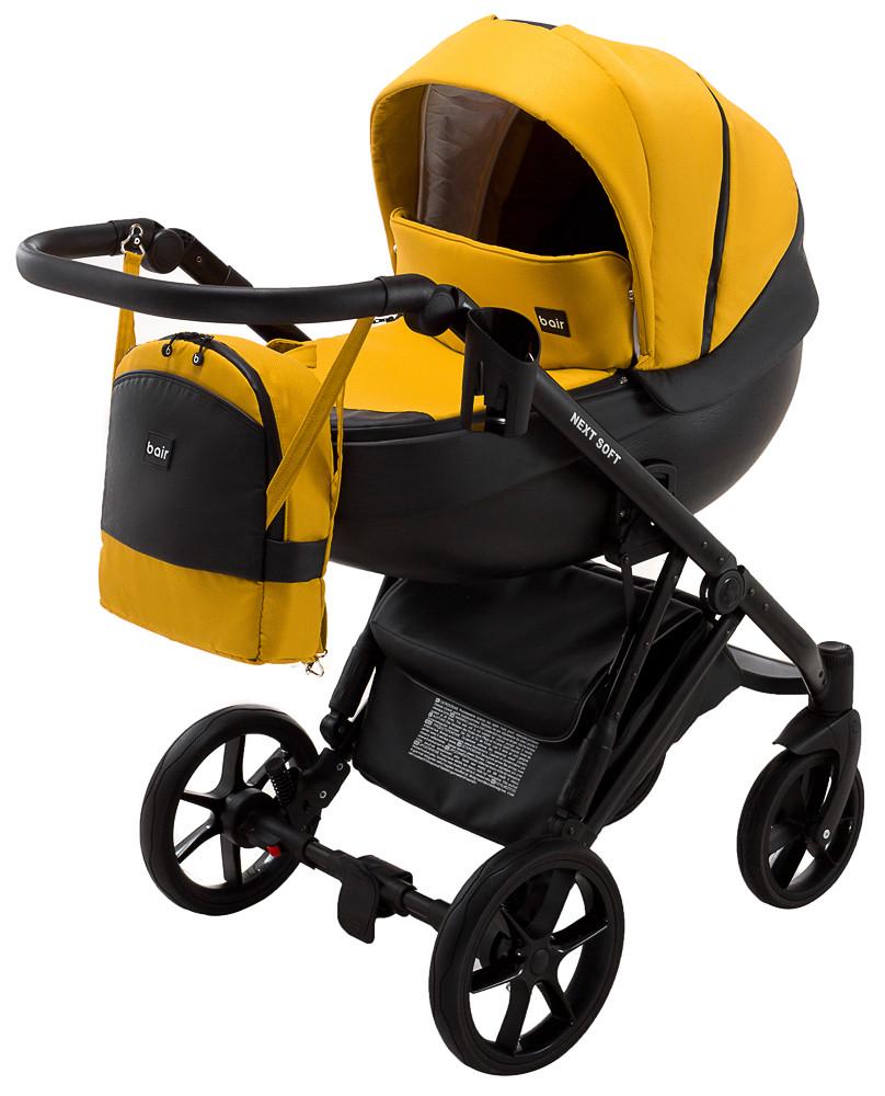 Коляска 2в1 Bair Next Soft 34 Горчичный (625737) Коляска 2в1 Bair Next Soft 34 Горчичный (625737)