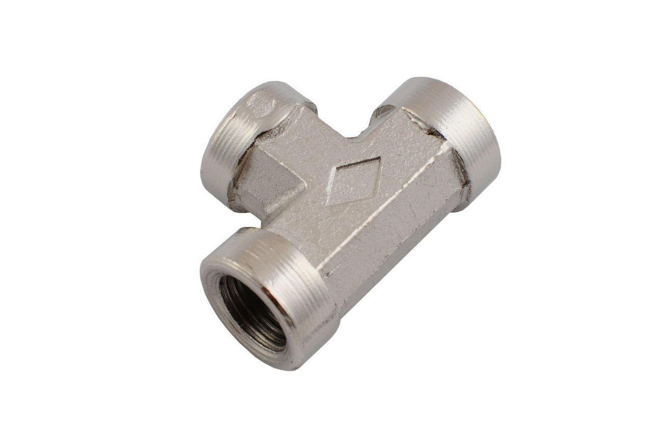 Тройник Intertool с внутренней резьбой 1/4" (PT-1863)