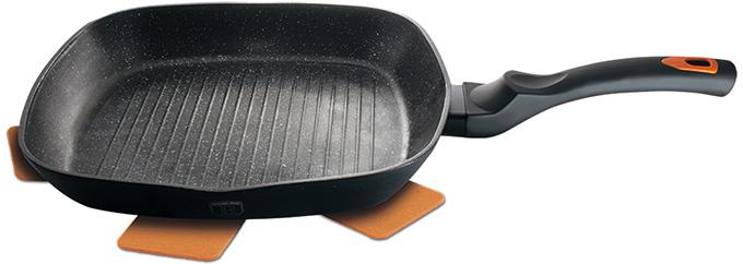 Сковорода-гриль Berlinger Haus Granit Diamond мармурове антипригарне покриття 28х28 см