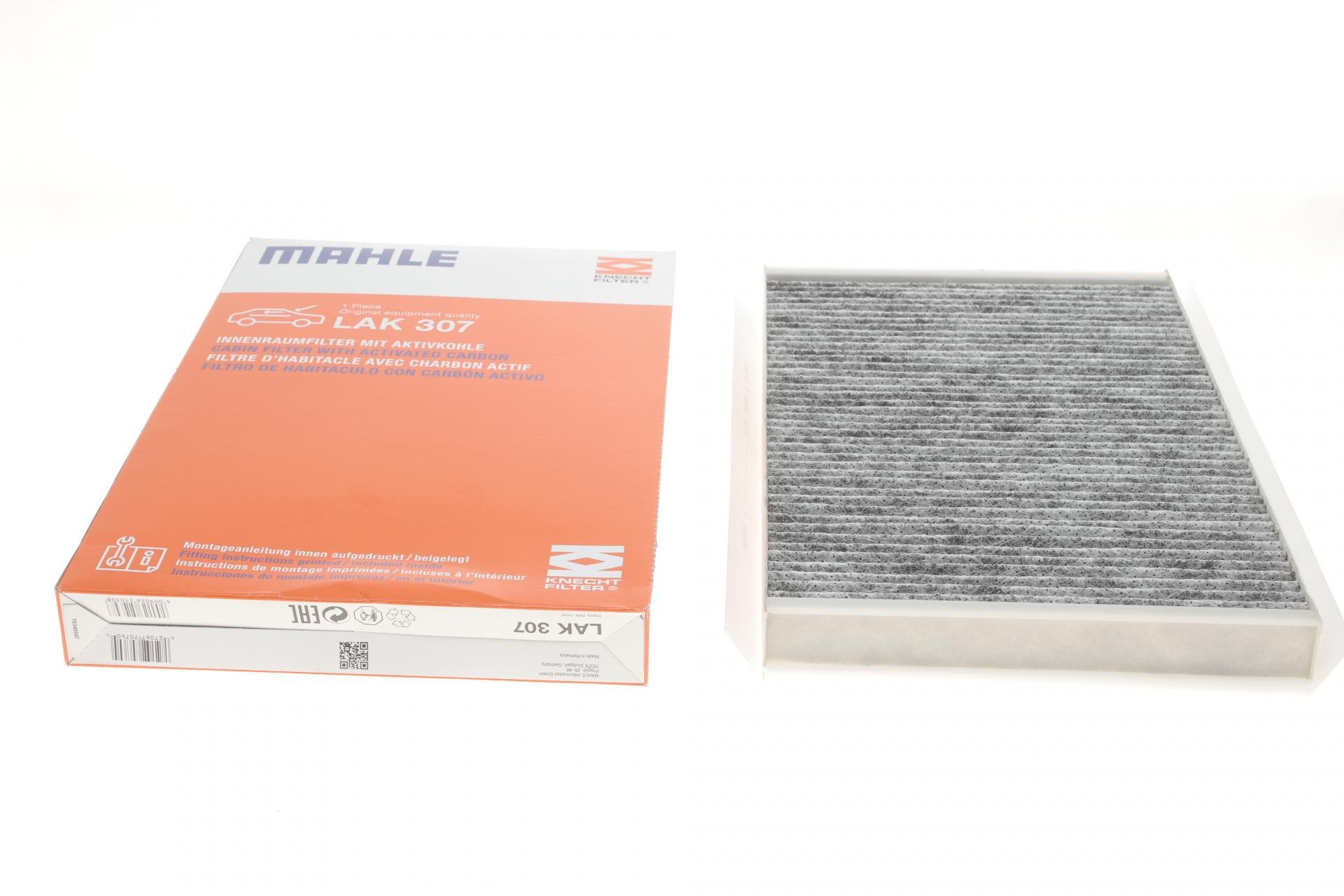 Фильтр салона KNECHT для MB Sprinter/VW Crafter 06- угольный (LAK 307)