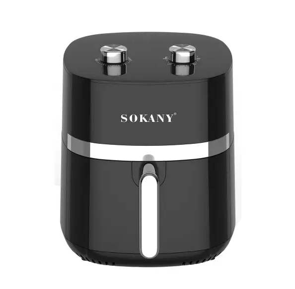 Аэрогриль-фритюрница Sokany SK-10024 с терморегулятором на 6,5 л Черный (SK10024)