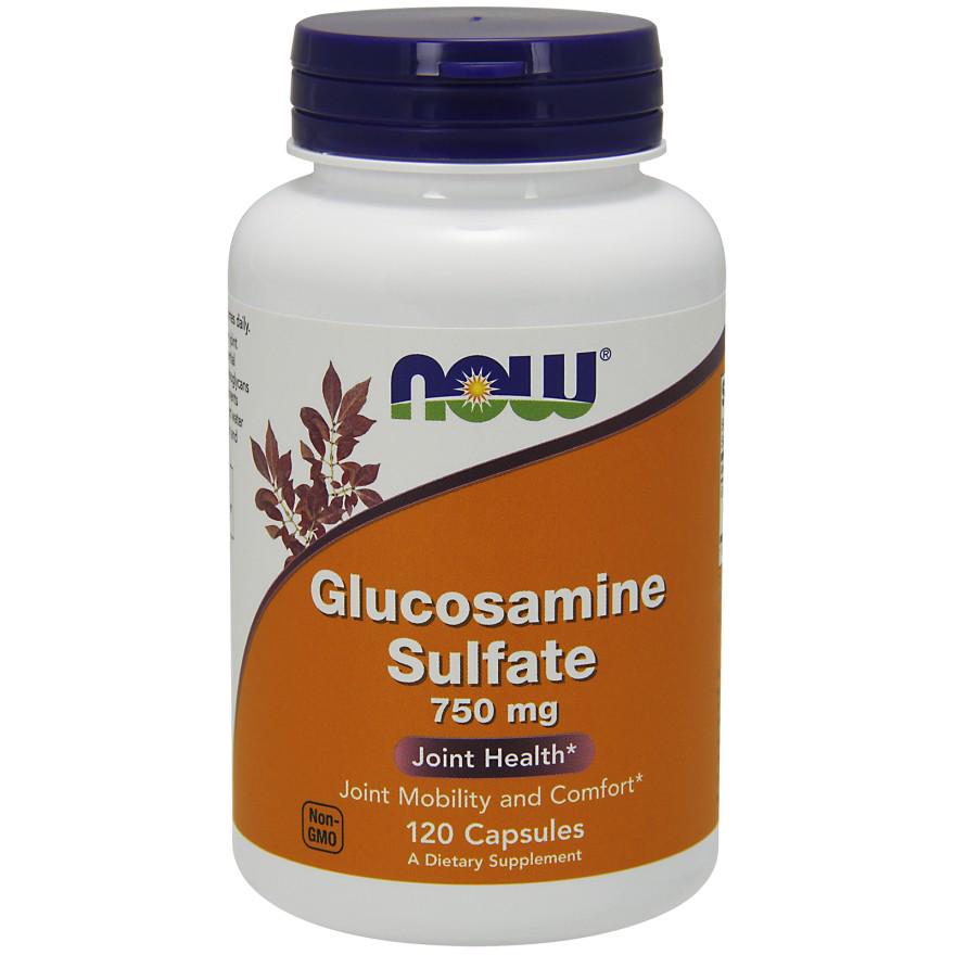 Глюкозамин NOW Glucosamine Sulfate 750 mg 120 капс.