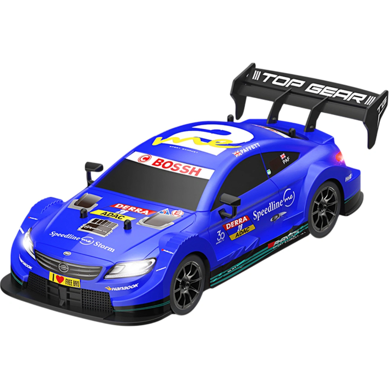 Радиоуправляемая дрифт-машина DC199A с LED-подсветкой пультом 2.4G до 30 км/ч (29041629)