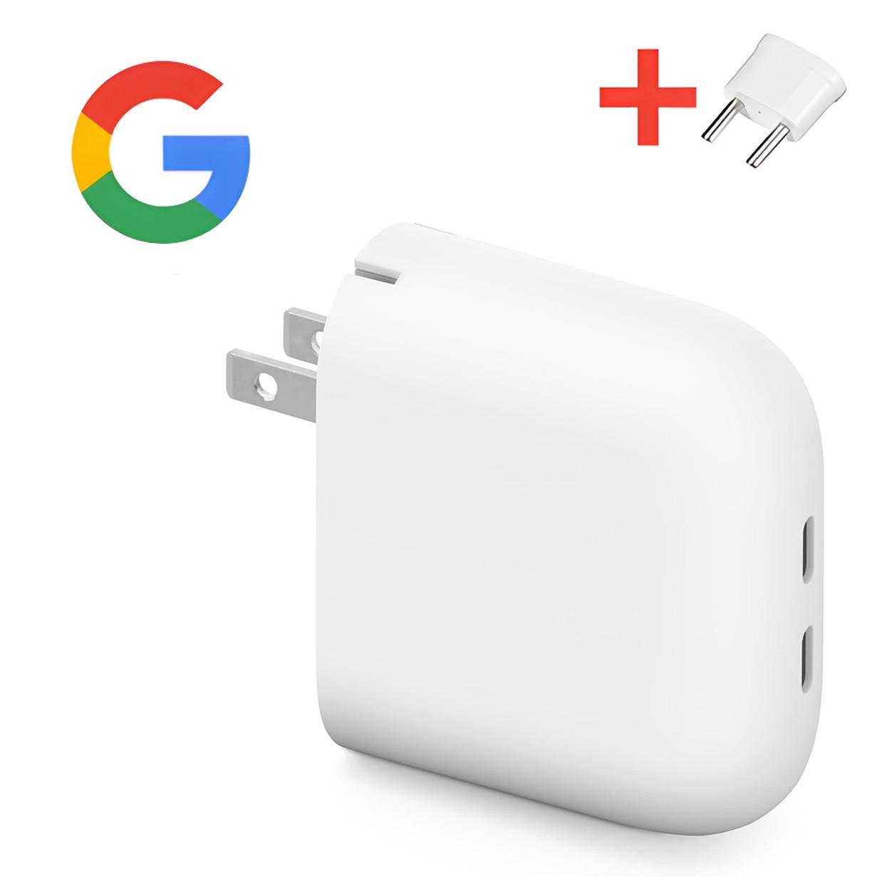 Блок заряджання Google Pixel Flex Dual Port 67 W/USB-C - фото 4 Блок заряджання Google Pixel Flex Dual Port 67 W/USB-C - фото 4