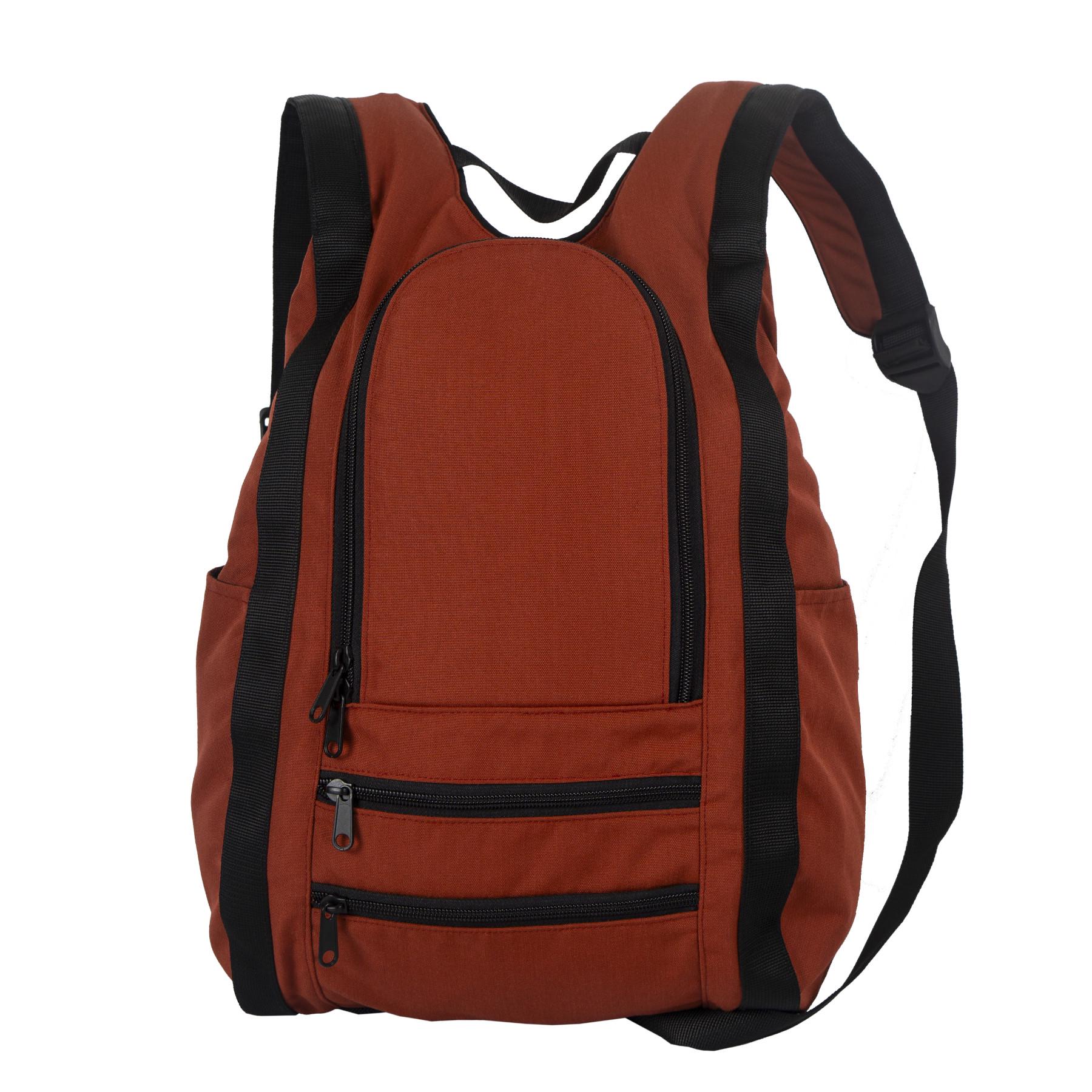 Рюкзак-антикрад OOLOO Капля 45х27х14 см Коричневый (2249)