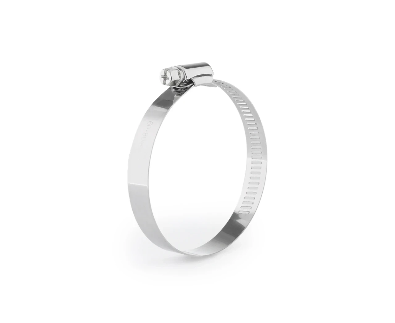 Хомут W2 60-80 нержавеющая сталь 10 шт. (2428925941) - фото 1