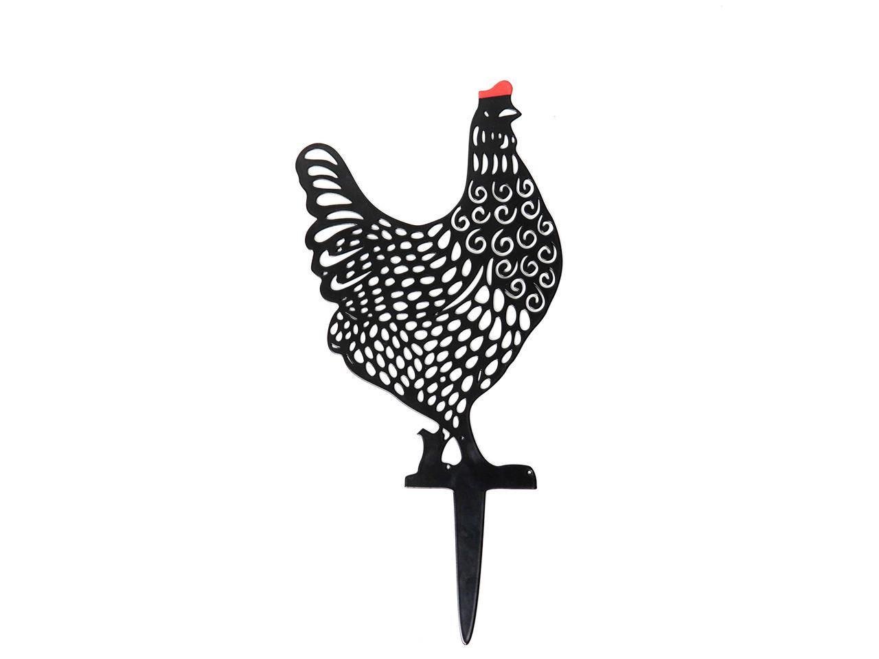 Садовая фигура Курочки металлическая для сада/газона (DCR021) - фото 5 Садовая фигура Курочки металлическая для сада/газона (DCR021) - фото 5