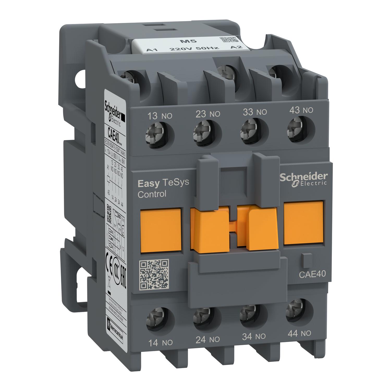 Контактор Schneider Electric Easy TeSys 220В 4NO (CAE40M5)