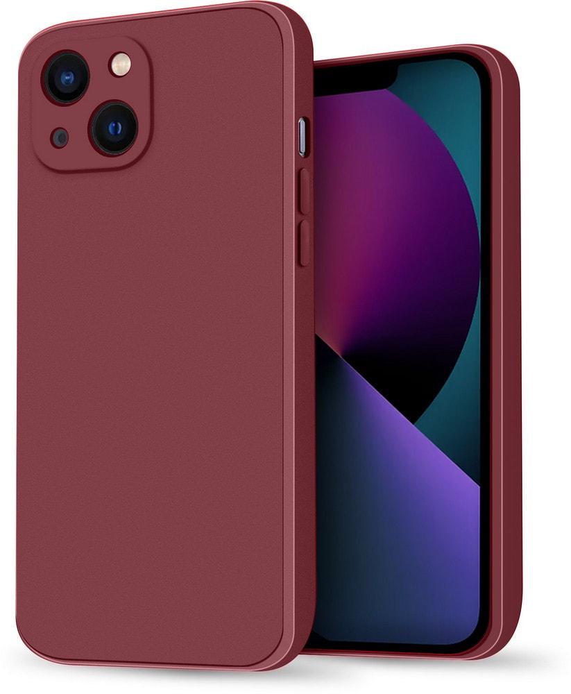 Силиконовый чехол HardCorner iPhone 13 (с микрофиброй) Wine (35393-42)