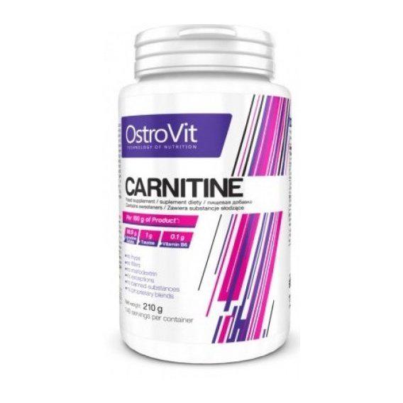 Жироспалювач для спорту OstroVit L-Carnitine 210 г 140 порцій Natural - фото 1