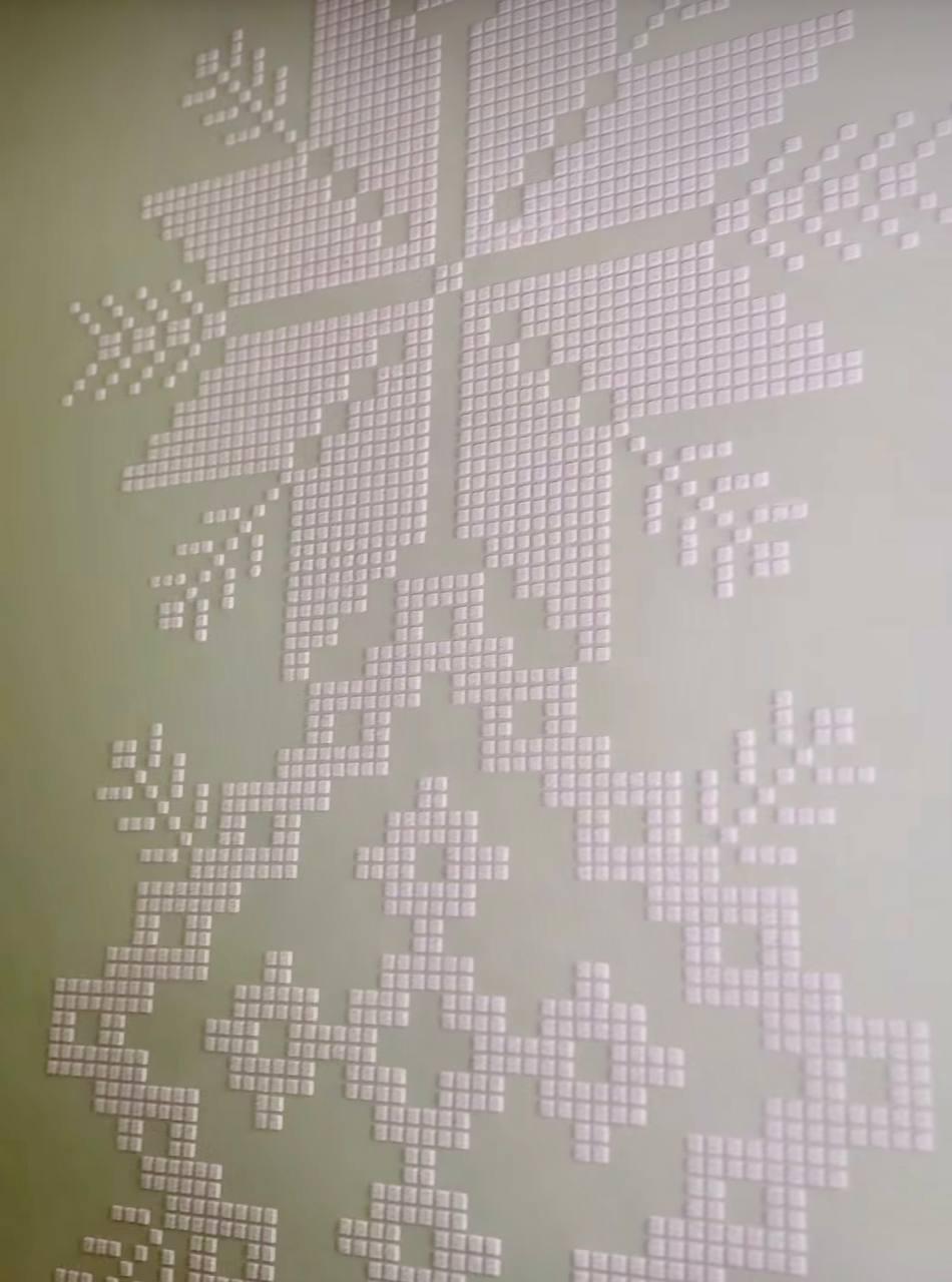 Трафарет DFA Вишиванка для стін та меблів під штукатурку та фарбу 0,3-1 мм (Z00024-d) - фото 4