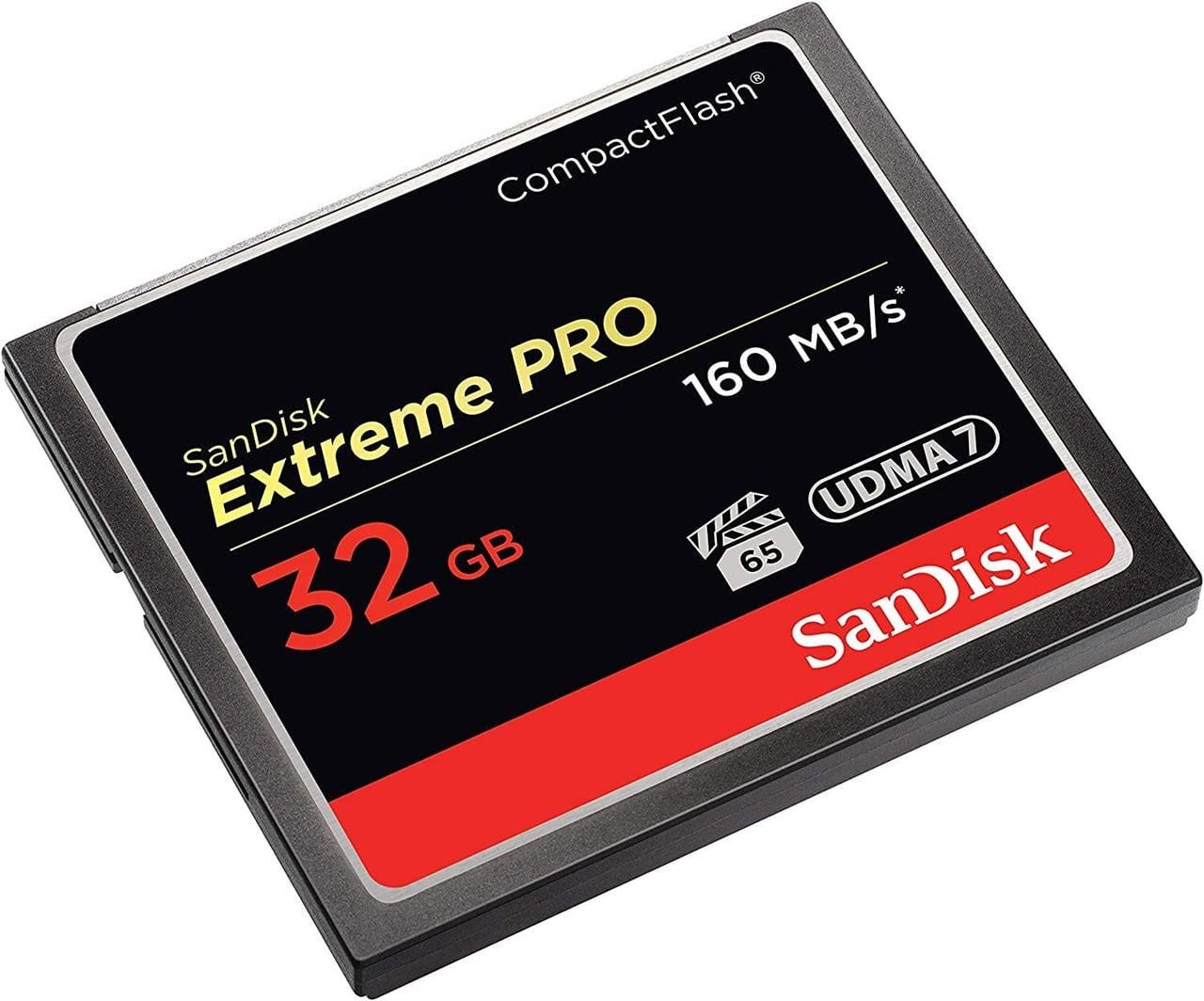 Карта памяти Sandisk Extreme Pro Compact Flash CF 32 GB 160 mb/s UDMA 7