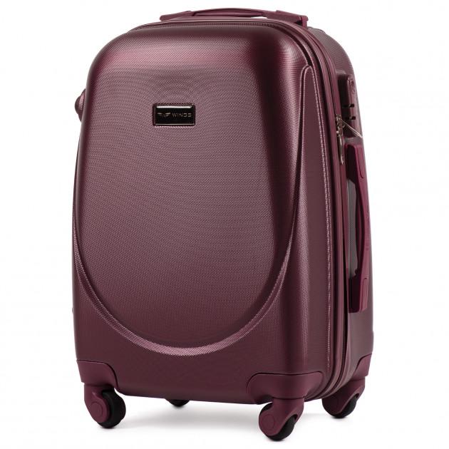 Валіза пластикова WINGS 310 S на 4 колесах Бордовий (CEKRBWI310SM4BOR) - фото 1 Валіза пластикова WINGS 310 S на 4 колесах Бордовий (CEKRBWI310SM4BOR) - фото 1