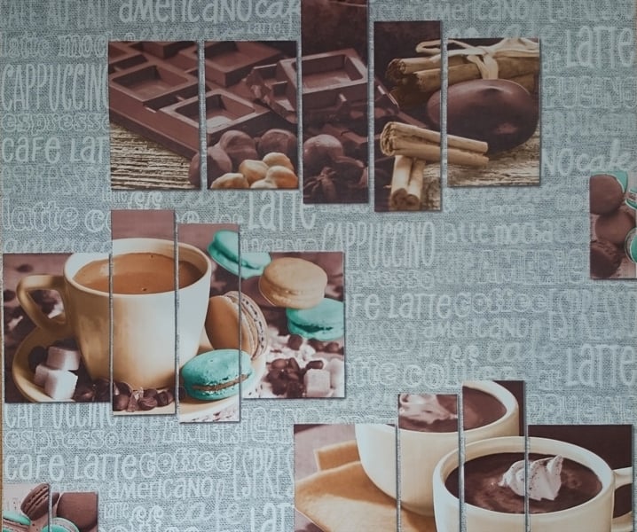 Обои на бумажной основе влагостойкие Шарм 130-02 Шоколад 0,53х10 м Серый (63481844545099340e54c1f1)