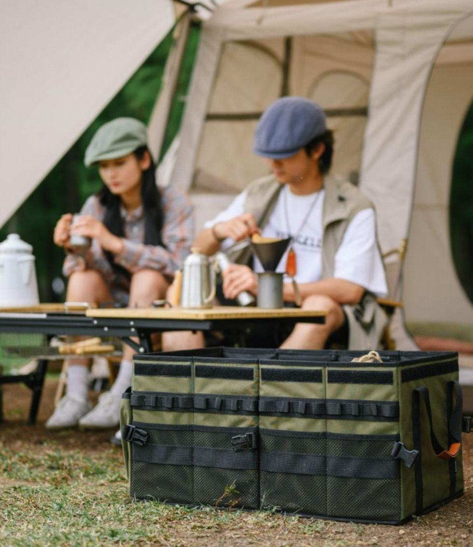 ᐉ Сумка для кемпінгу Naturehike Folding Box 60л NH21SNX04 Green