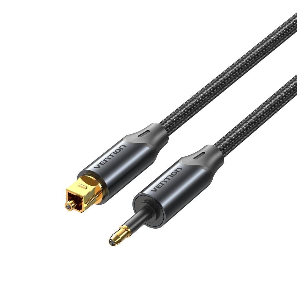 Кабель аудіо оптичний Vention Toslink/Mini Toslink 3 м Чорний (BKCBI)