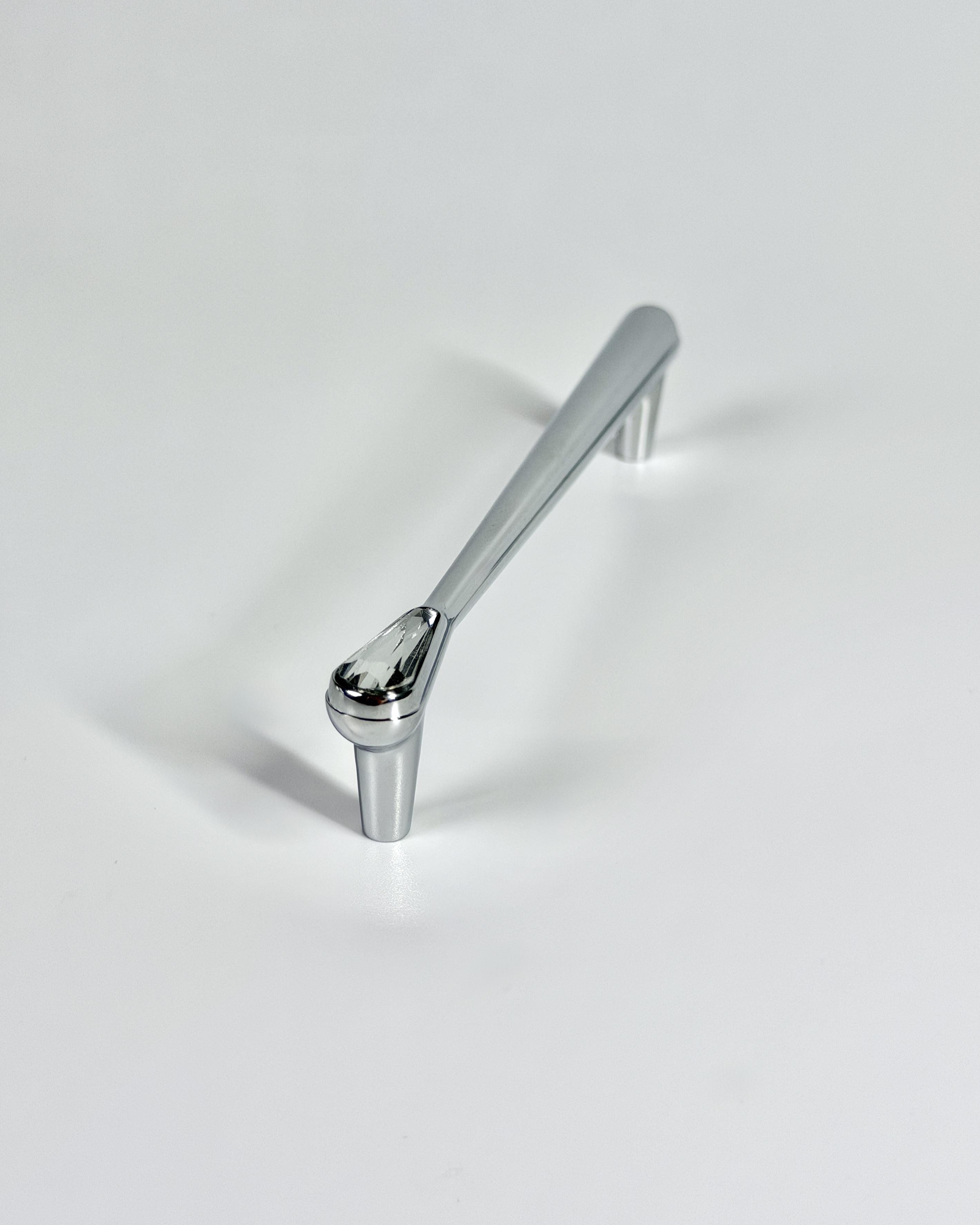 Меблева ручка Crystal Nordic Edge 128 Silver (GO21NES12858)
