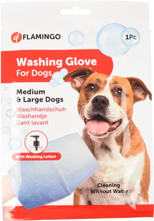 Перчатка-салфетка для собак влажная Flamingo Washing Glove Dog L (97545)