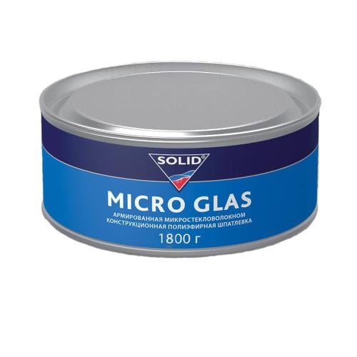 Шпатлевка Solid Micro Glas со стекловолокном 1800 г и отвердителем (КА013811)