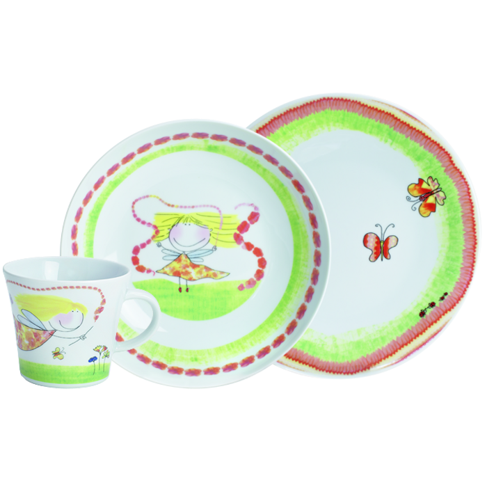 Набор детской посуды Kahla Kiddie Tableware Flower Fairy 3 пр.