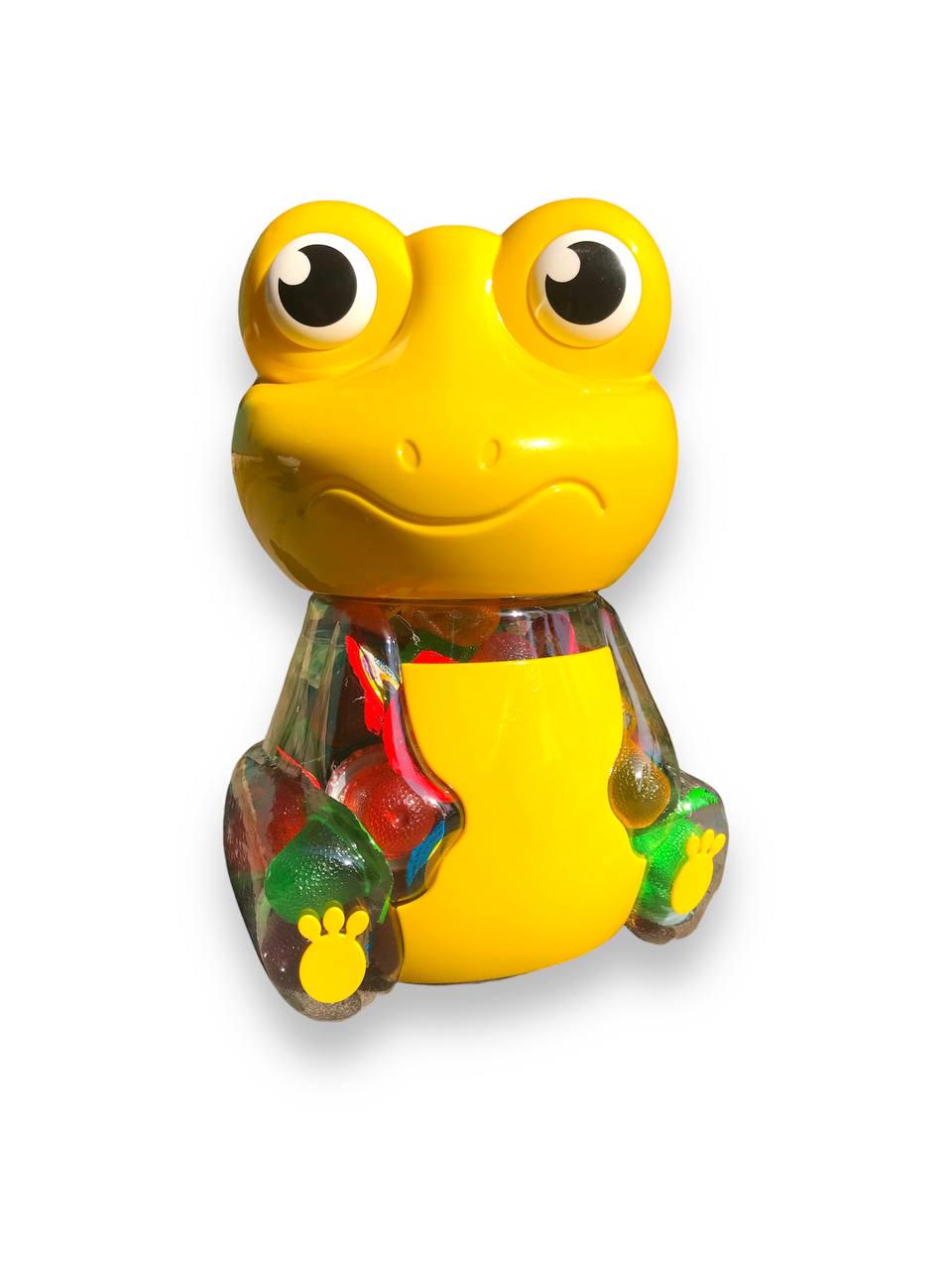 Желе фруктовое в банке-копилка Akbulak Fruit Jelly Желтая жаба 100 шт. (00000005586)