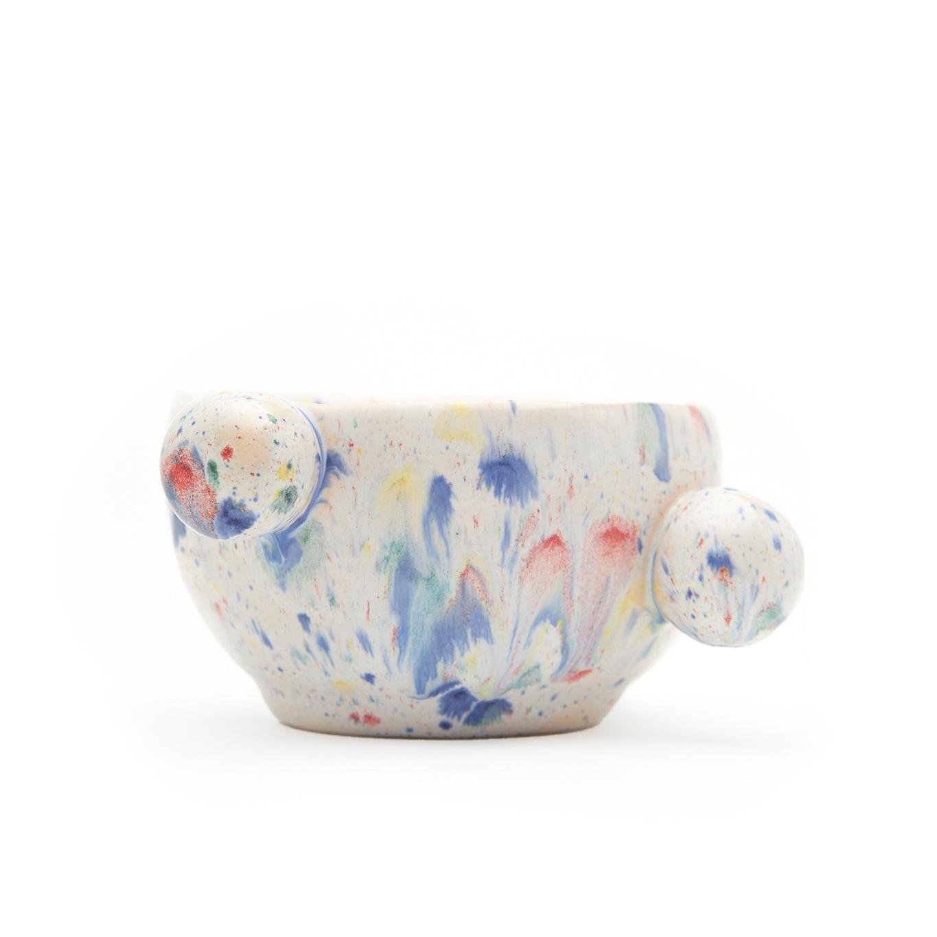 Чаван для матча Арлекин ручной работы (CUP-001) - фото 2