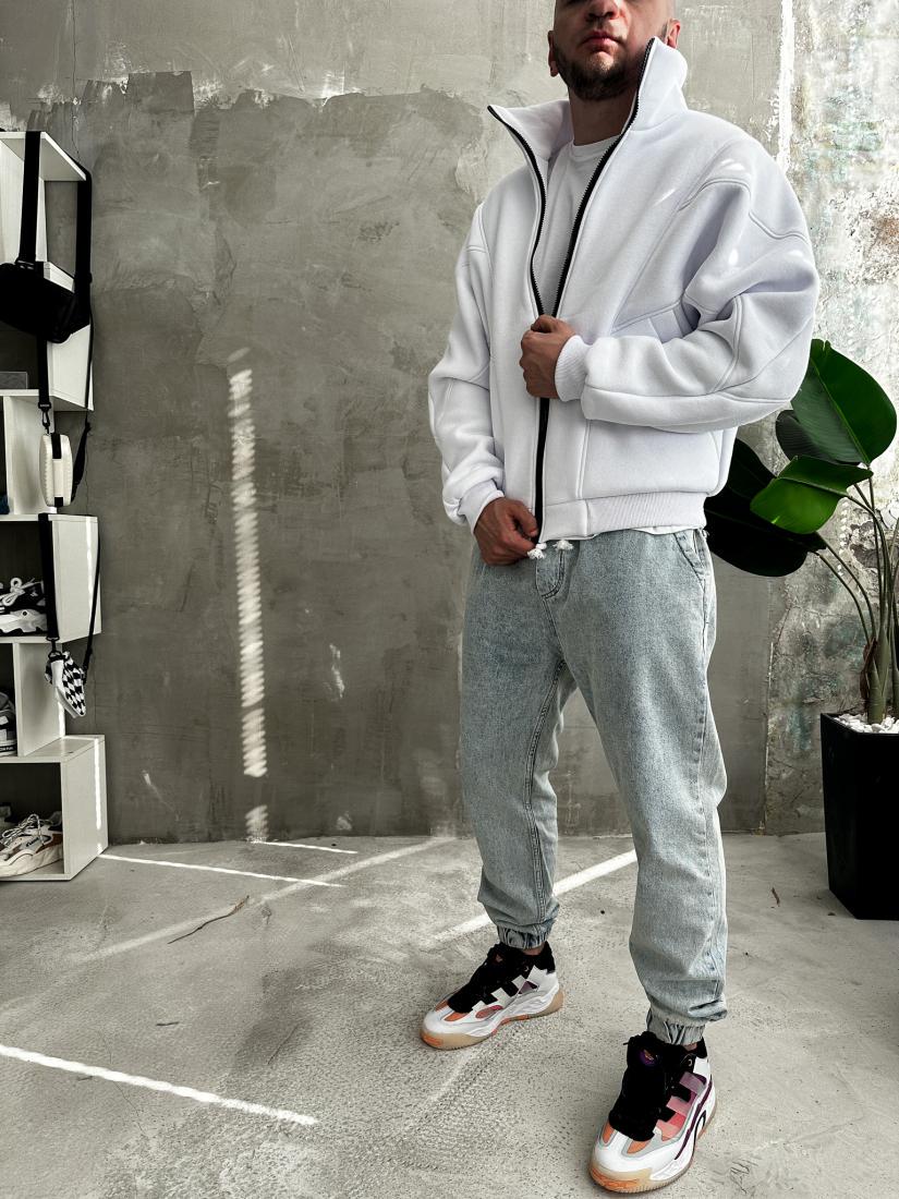 Бомбер 51-027 M/L Білий (34147) - фото 5 Бомбер 51-027 M/L Білий (34147) - фото 5