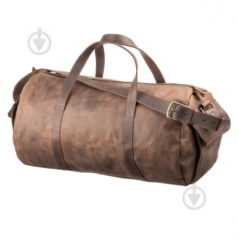Сумка дорожная Grande Pelle Коричневая (11045)