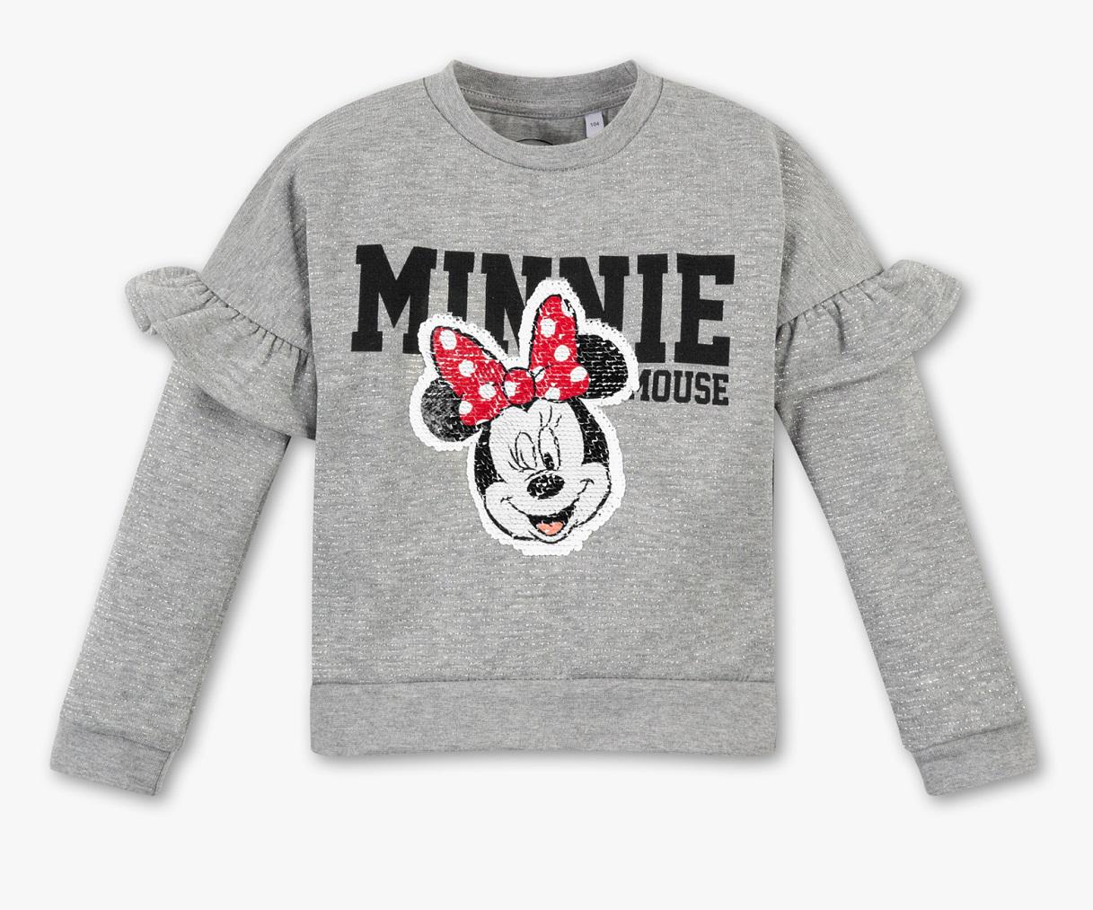 Світшот для дівчинки C&A Minnie Mouse розмір 122 Сірий (2020934)