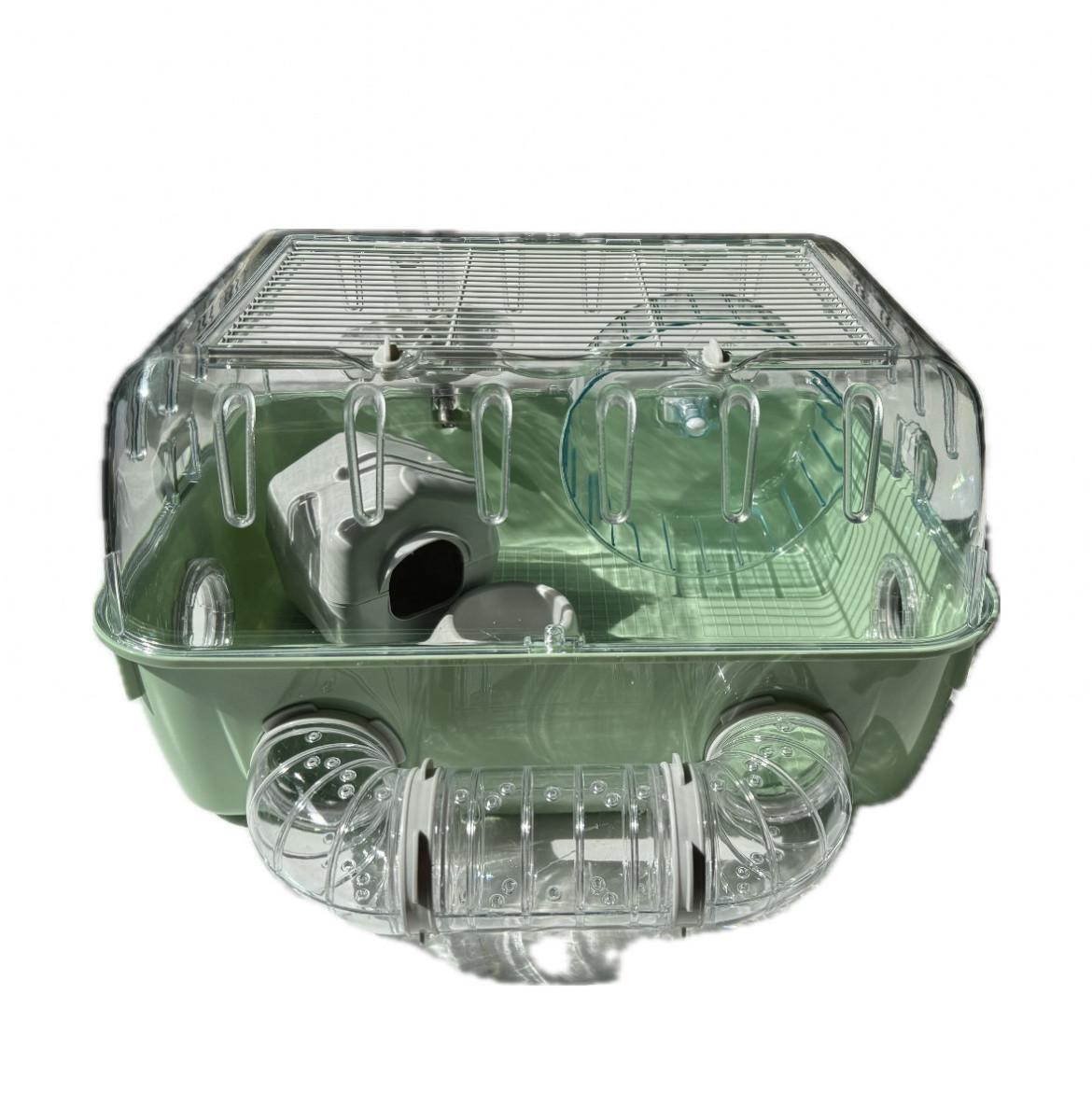 Клетка для хомяков и грызунов Ferplast Combi 1 с игровыми тоннелями 40,5х29,5х22,5 см Зеленый (57923499)